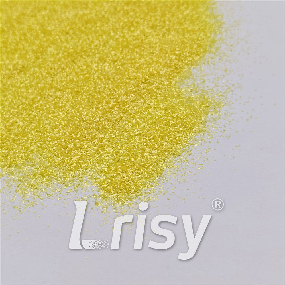 0.4mm Pearl Light Yellow Matte Solvent Resistance Glitter FC-GS002