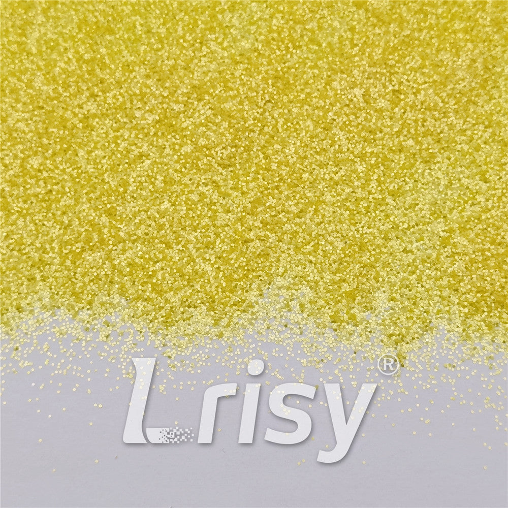0.4mm Pearl Light Yellow Matte Solvent Resistance Glitter FC-GS002