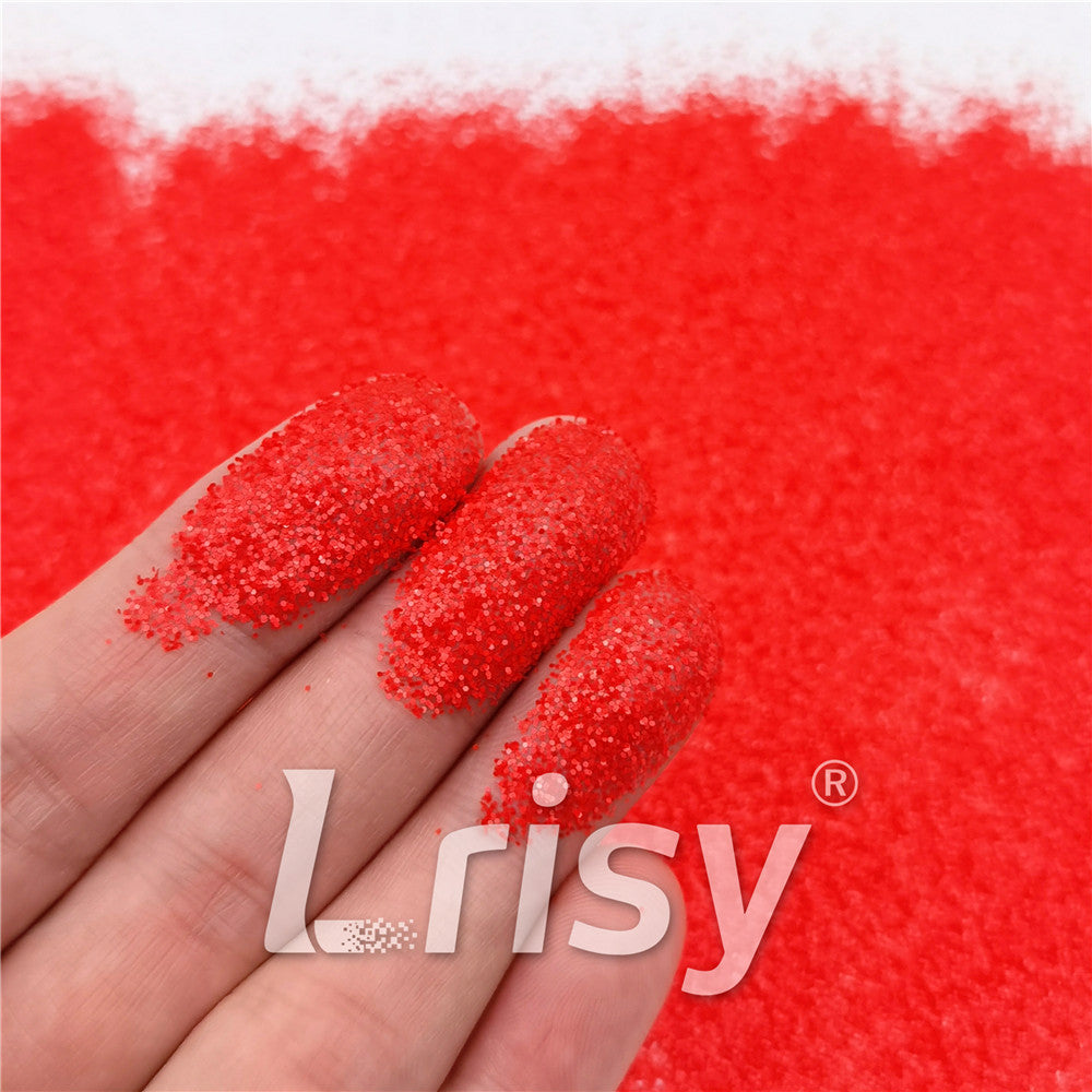 0.4mm Pearl Red Matte Solvent Resistance Glitter FC-GS006