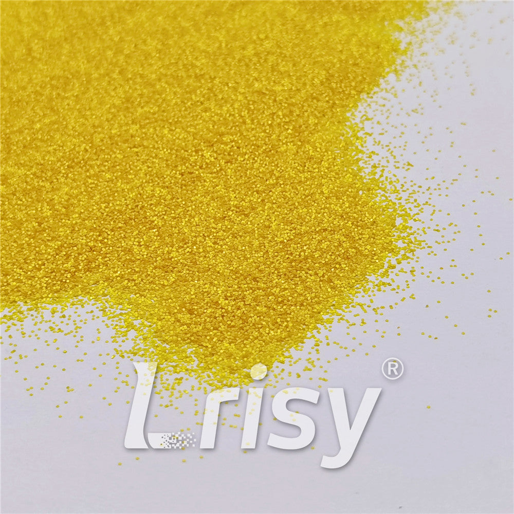 0.4mm Pearl Lemon Yellow Matte Solvent Resistance Glitter FC-GS003