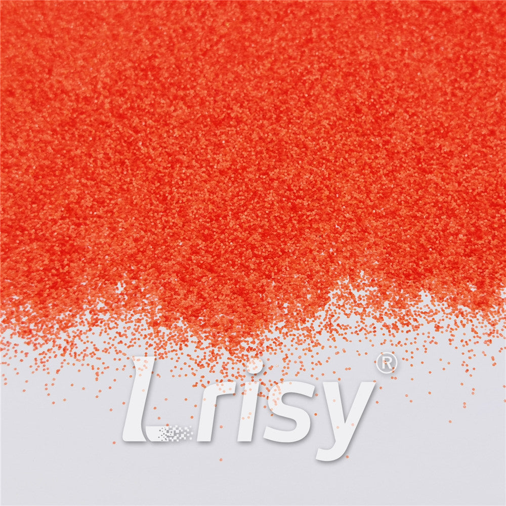 0.4mm Pearl Tangerine Red Matte Solvent Resistance Glitter FC-GS005