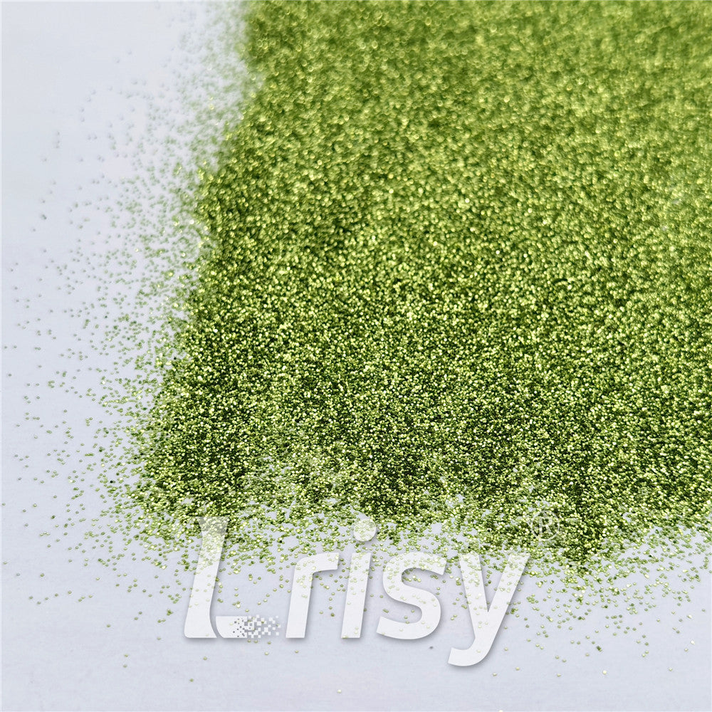 0.3mm Light Green Fine Glitter Pure Color B0600