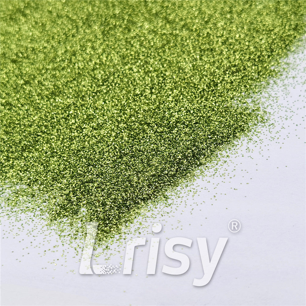 0.3mm Light Green Fine Glitter Pure Color B0600