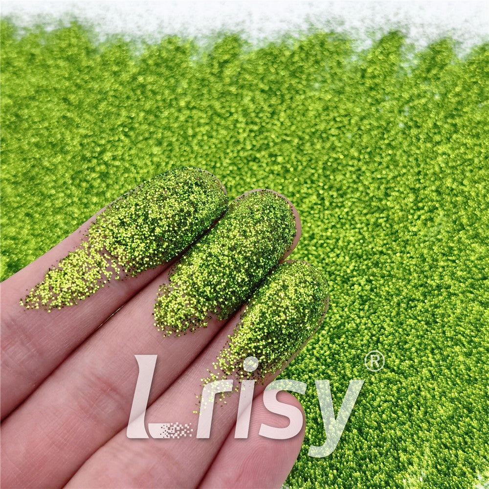 0.3mm Olive Green Fine Glitter Pure Color B0612