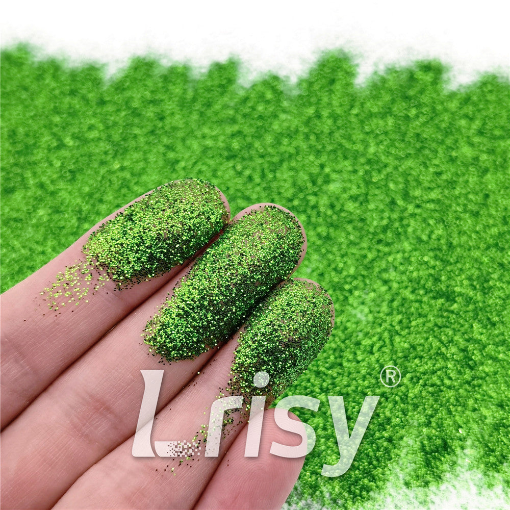 0.3mm Crystal Green Fine Glitter Pure Color B0609A
