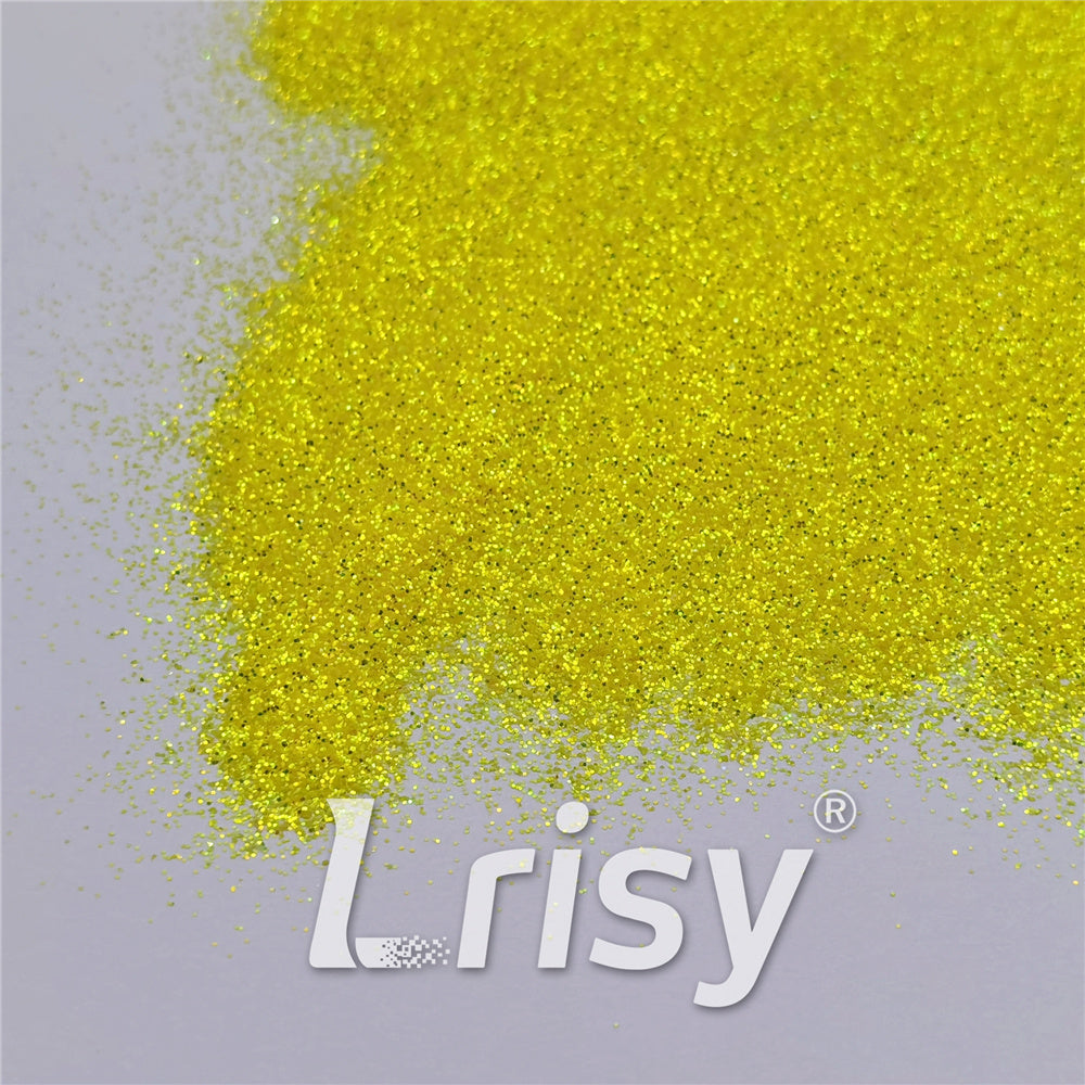 0.3mm Lemon Yellow High Brightness Iridescent Glitter FC332