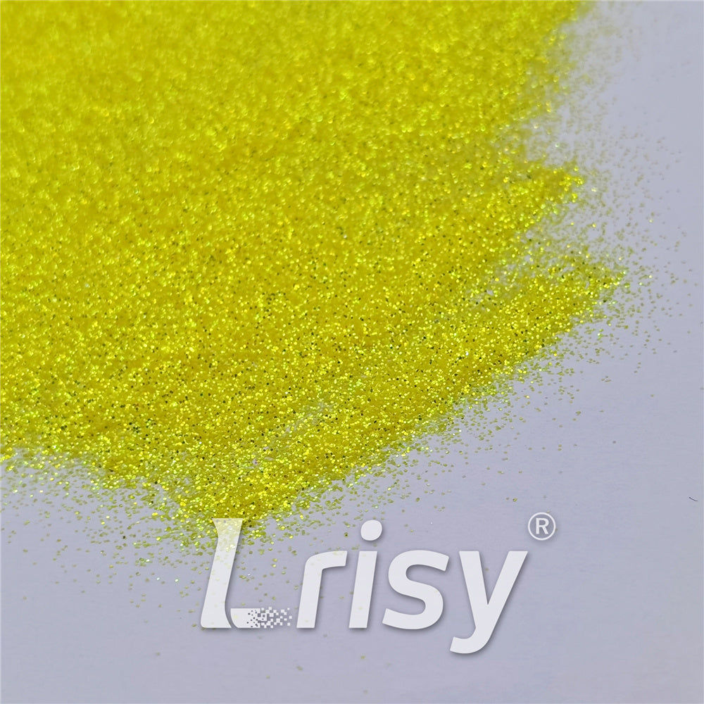 0.3mm Lemon Yellow High Brightness Iridescent Glitter FC332