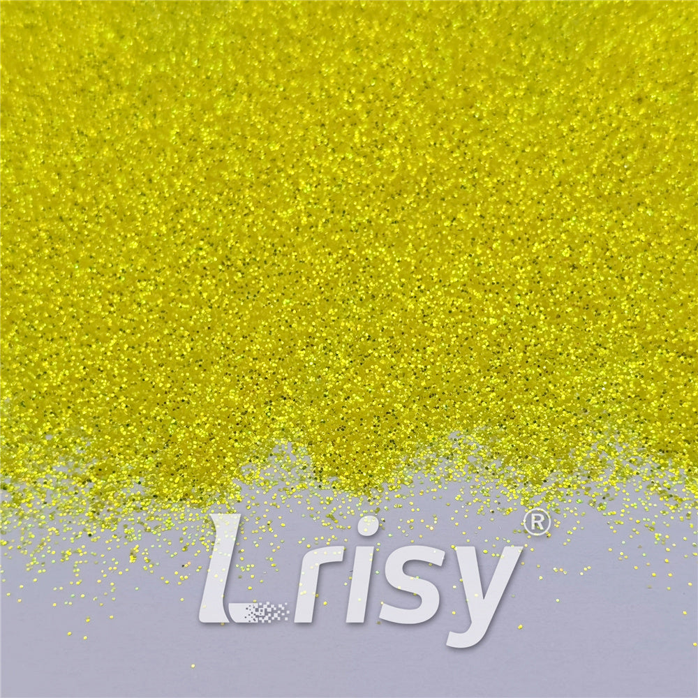 0.3mm Lemon Yellow High Brightness Iridescent Glitter FC332