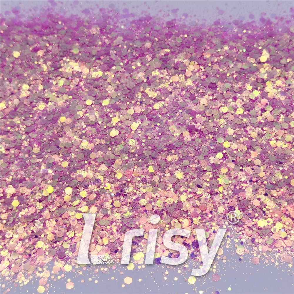 General Mixed High Brightness Iridescent Rose Pink Glitter FC339A