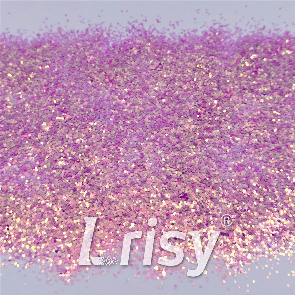 1mm Rose Pink High Brightness Iridescent Chunky Glitter FC339A