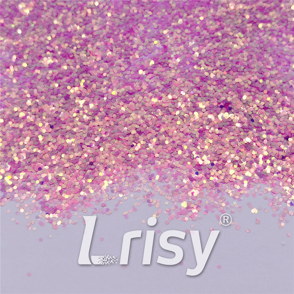 1mm Rose Pink High Brightness Iridescent Chunky Glitter FC339A