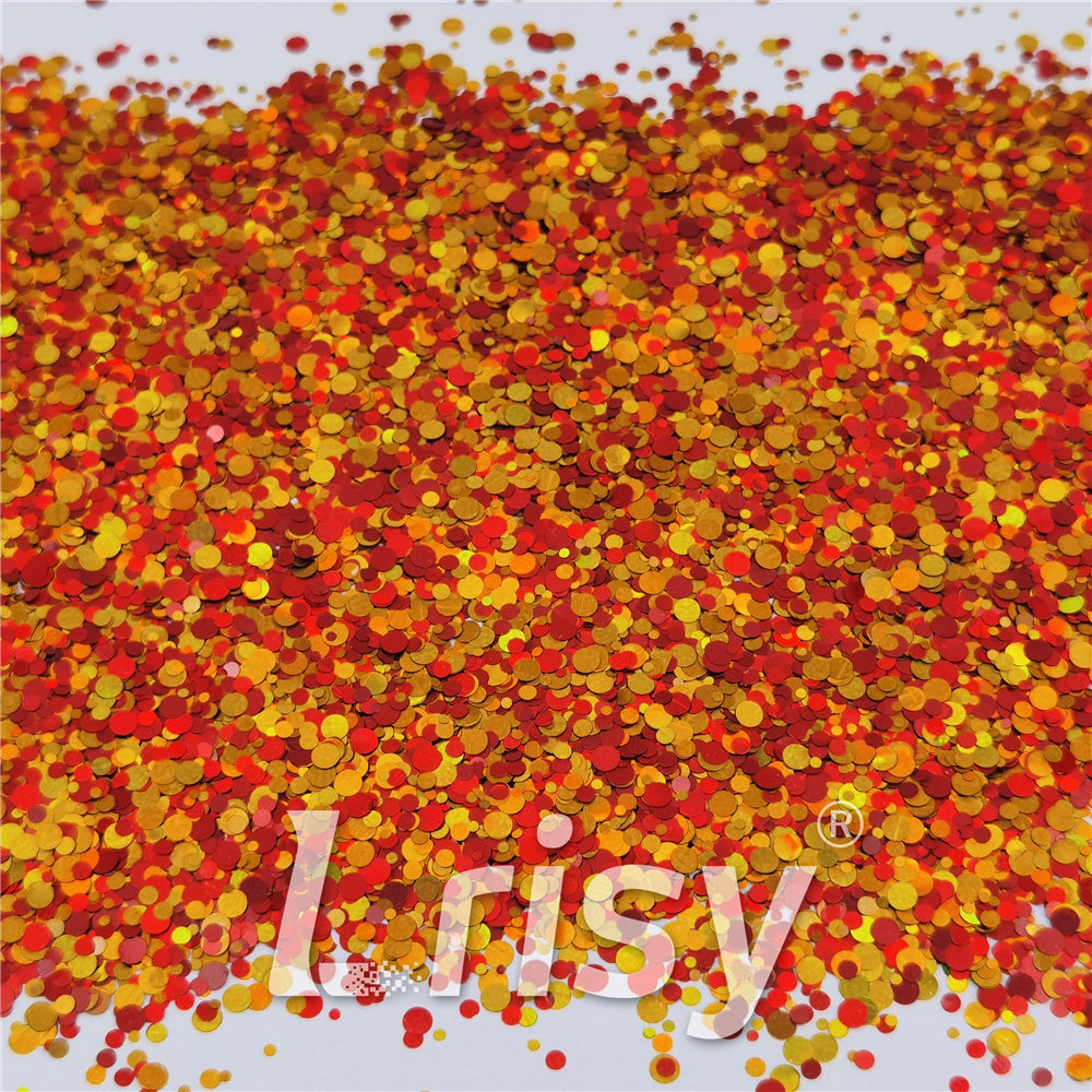 1/2/3MM Round Shaped Custom Mixed Glitter MIXR-12