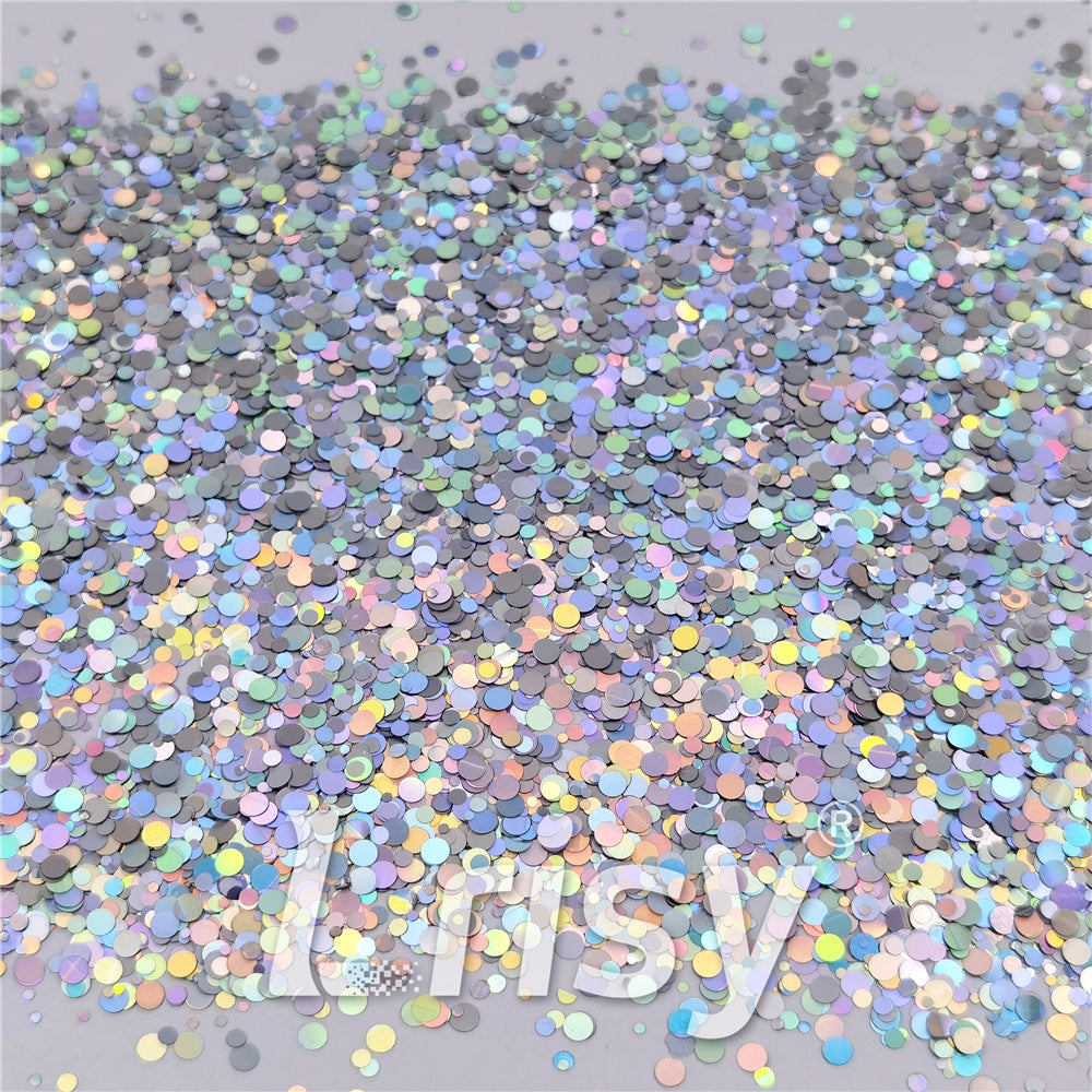 1/2/3MM Round Shaped Custom Mixed Glitter MIXR-01