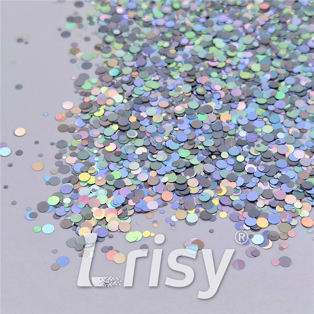1/2/3MM Round Shaped Custom Mixed Glitter MIXR-01