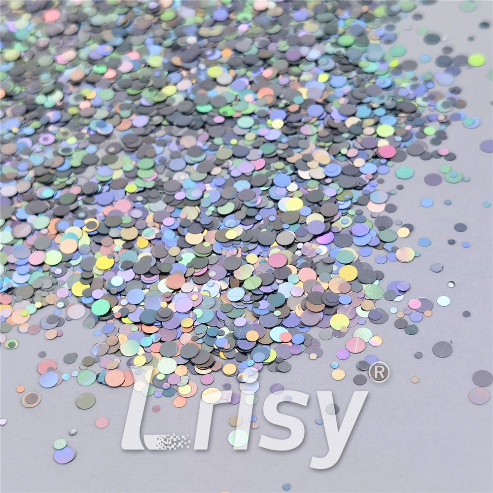 1/2/3MM Round Shaped Custom Mixed Glitter MIXR-01