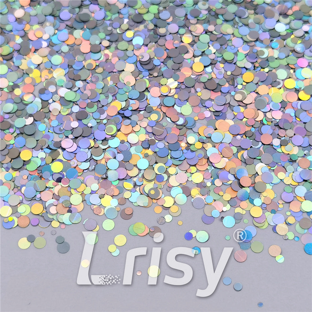 1/2/3MM Round Shaped Custom Mixed Glitter MIXR-01
