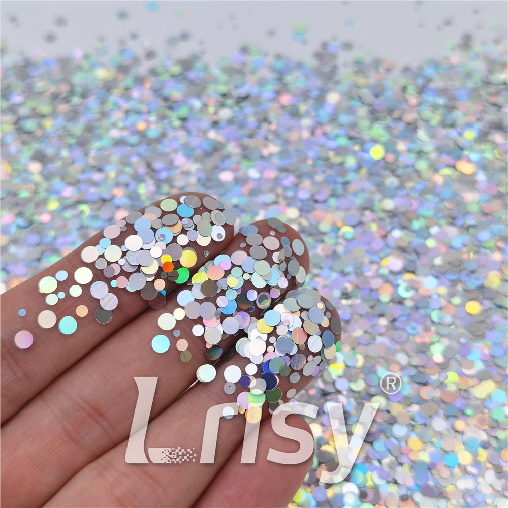 1/2/3MM Round Shaped Custom Mixed Glitter MIXR-01