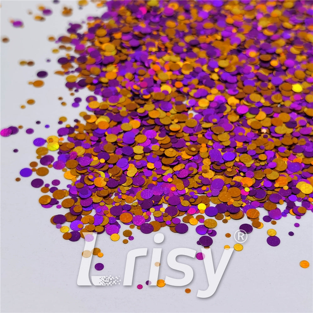1/2/3MM Round Shaped Custom Mixed Glitter MIXR-02