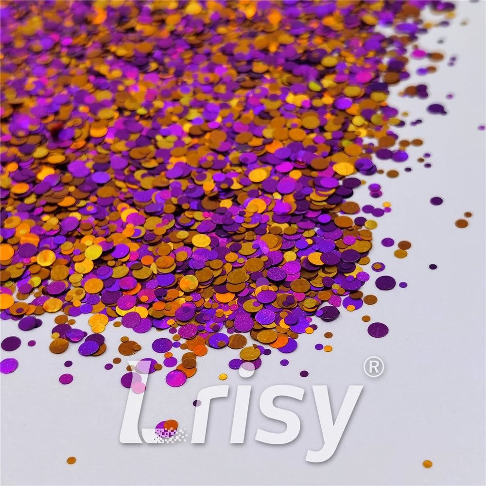 1/2/3MM Round Shaped Custom Mixed Glitter MIXR-02