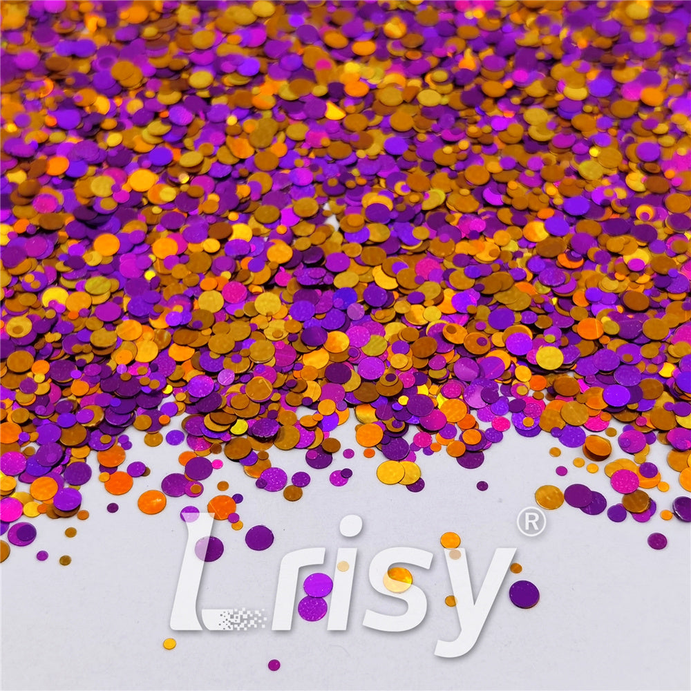 1/2/3MM Round Shaped Custom Mixed Glitter MIXR-02