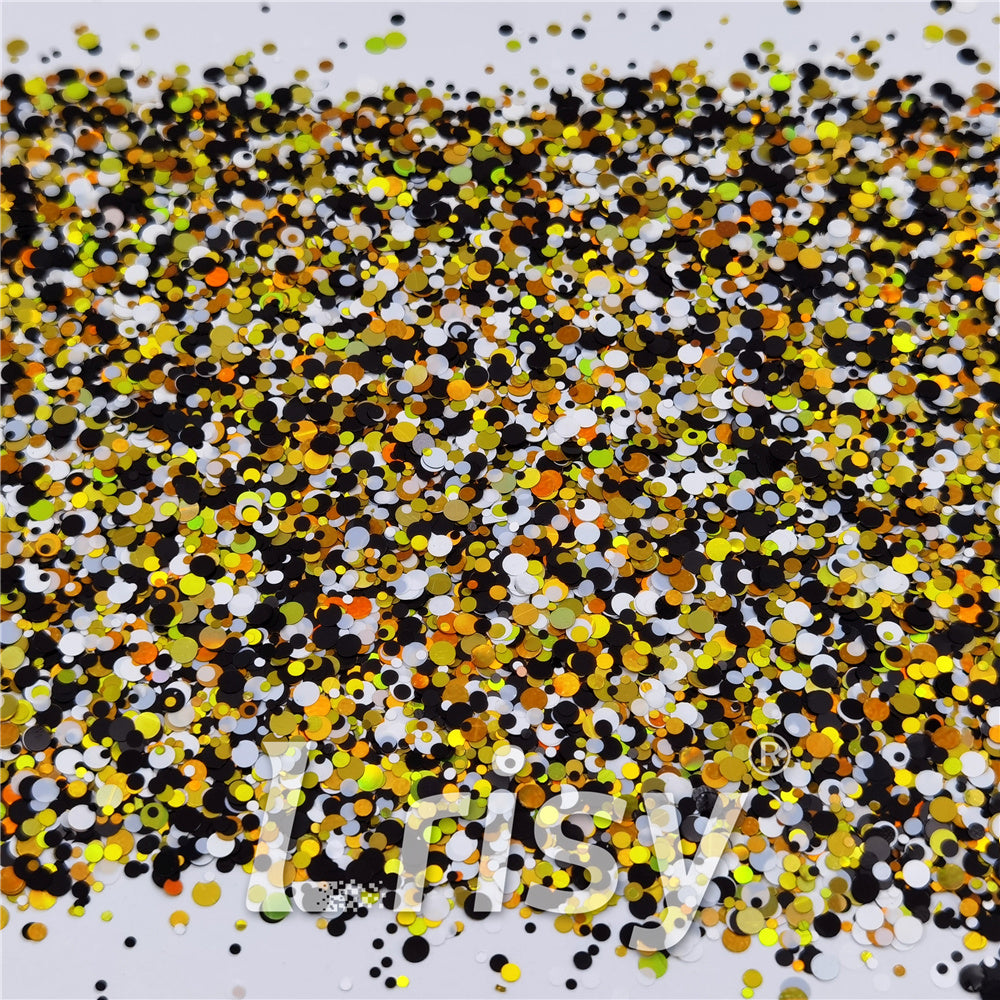 1/2/3MM Round Shaped Custom Mixed Glitter MIXR-07
