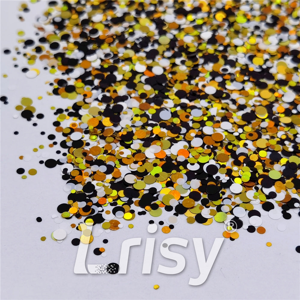 1/2/3MM Round Shaped Custom Mixed Glitter MIXR-07