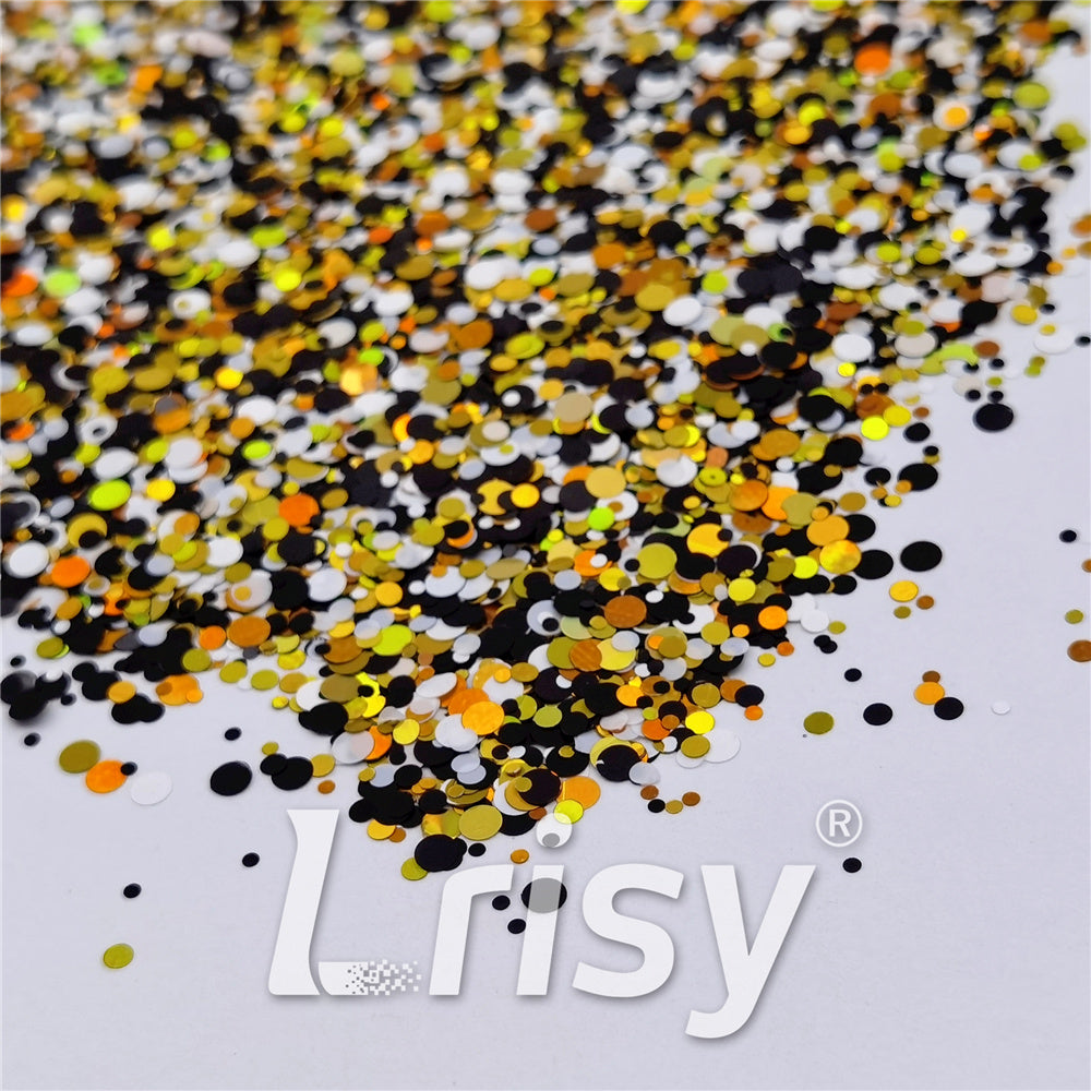 1/2/3MM Round Shaped Custom Mixed Glitter MIXR-07