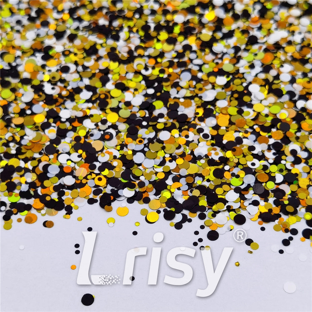 1/2/3MM Round Shaped Custom Mixed Glitter MIXR-07