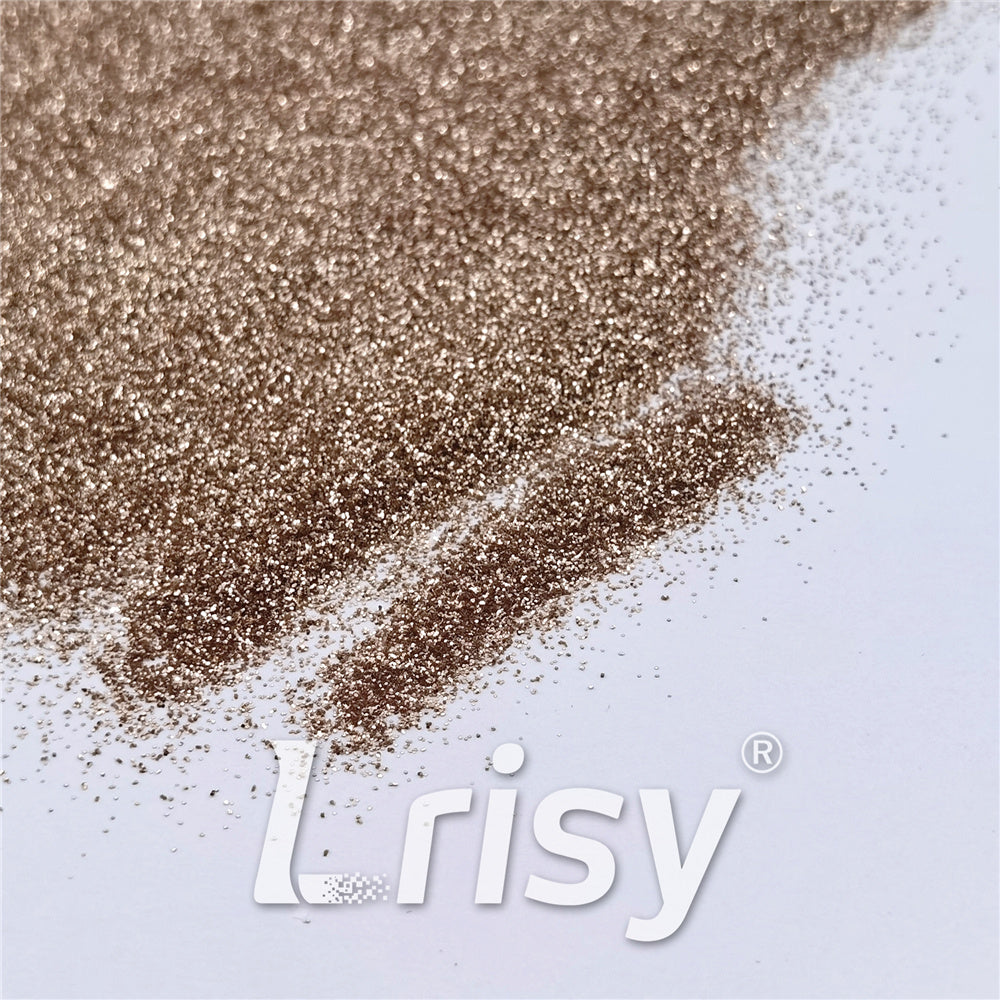 0.2mm Champagne Gold Professional Cosmetic Glitter For Lip Gloss, Lipstick FCH212
