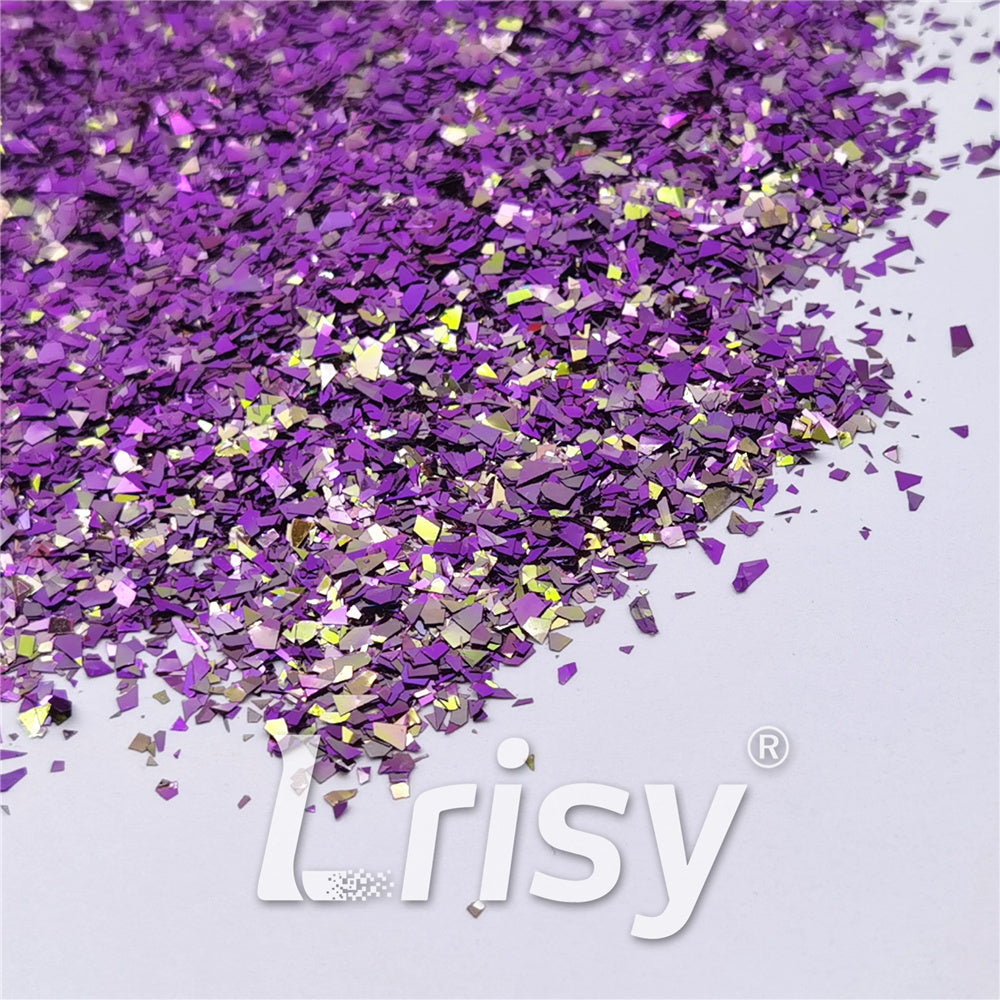 Iridescent Phantom Purple Color Shift Glitter Flakes C-BSL7822 2X2