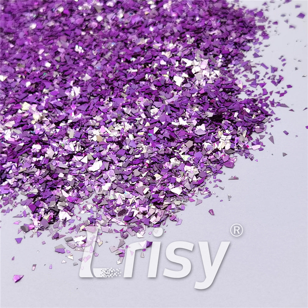 Iridescent Phantom Purple Color Shift Glitter Flakes C-BSL7824 2X2