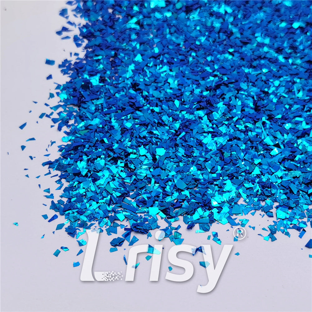 Iridescent Phantom Sea Blue Color Shift Glitter Flakes C-BSL7840 2X2