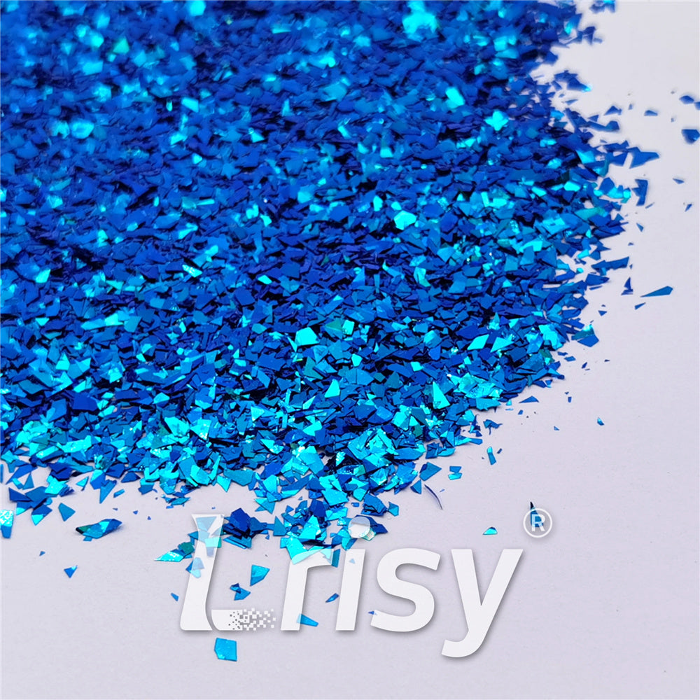 Iridescent Phantom Sea Blue Color Shift Glitter Flakes C-BSL7840 2X2