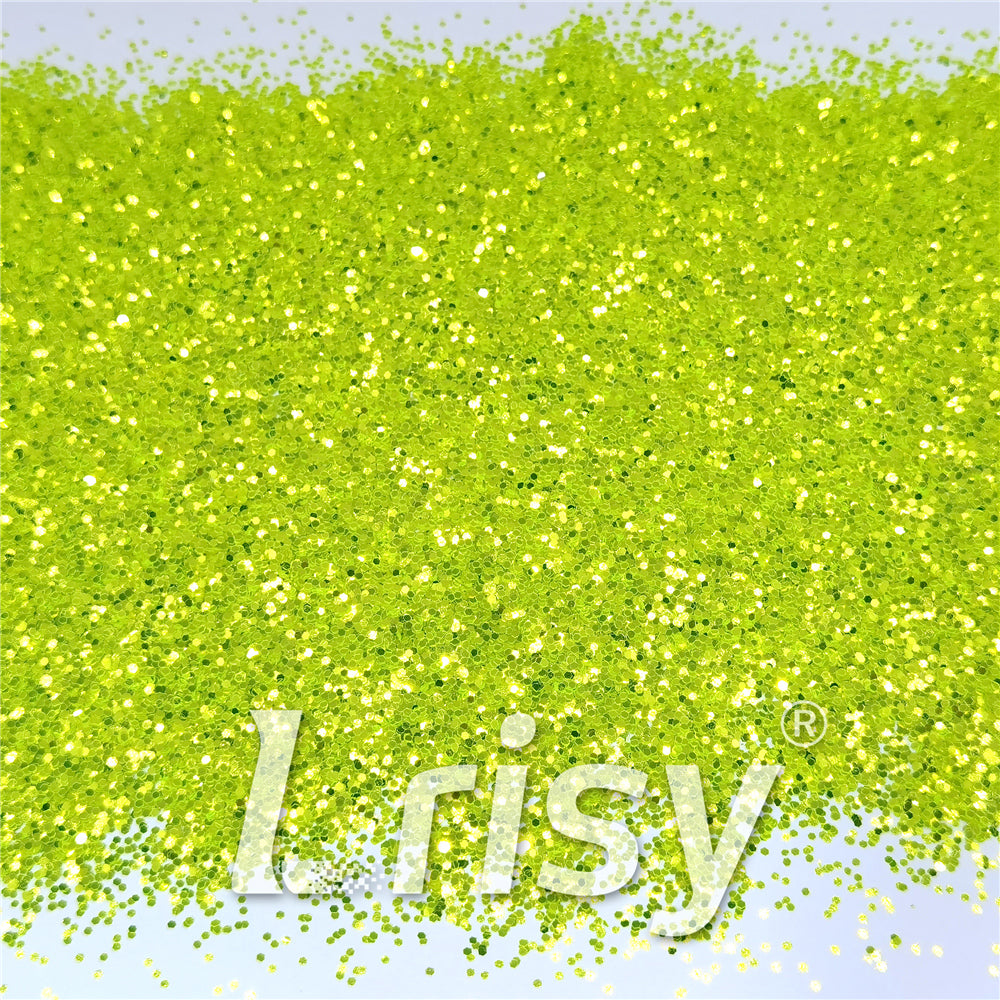 1mm Light Green High Brightness Glaze Chunky Glitter XC-YC012A
