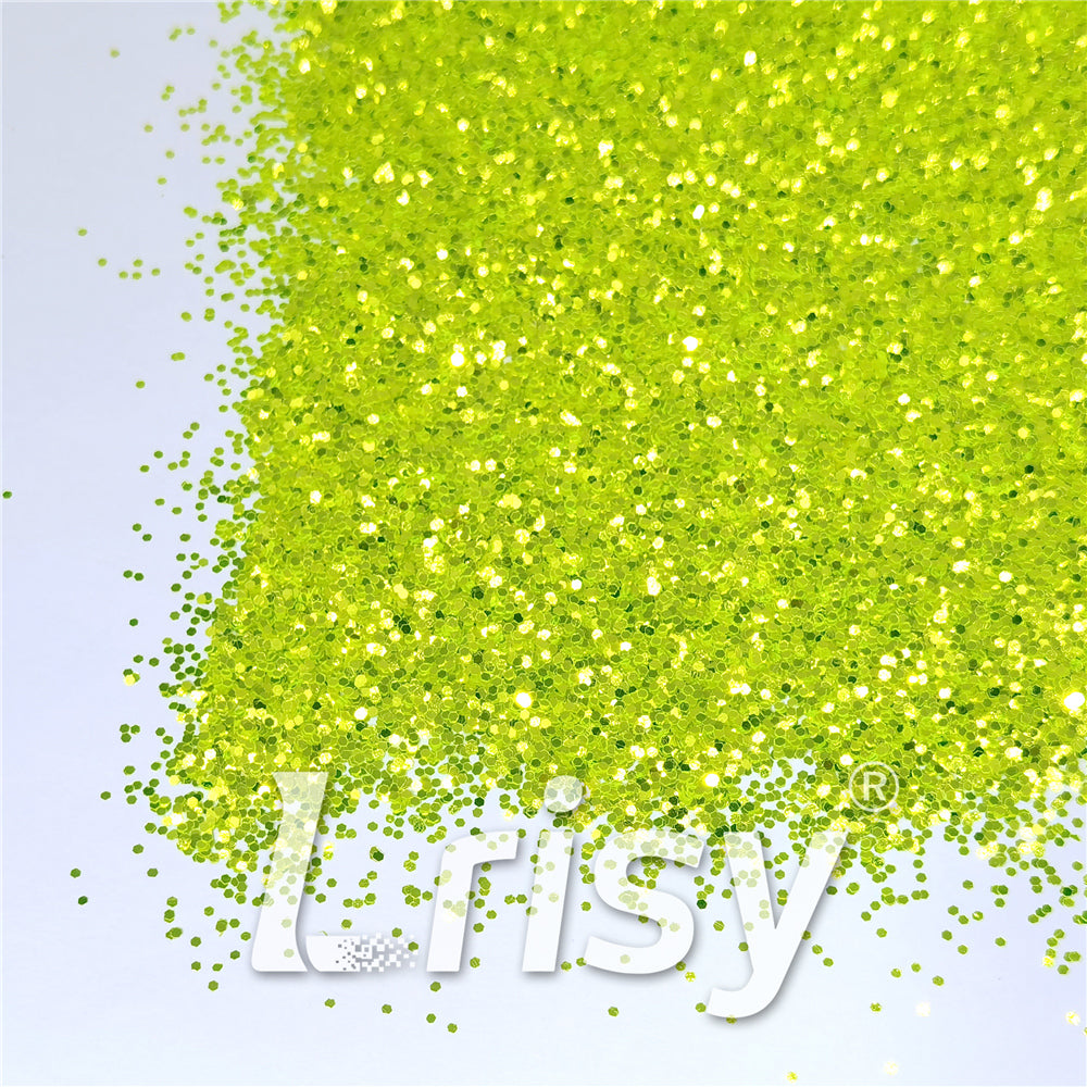 1mm Light Green High Brightness Glaze Chunky Glitter XC-YC012A