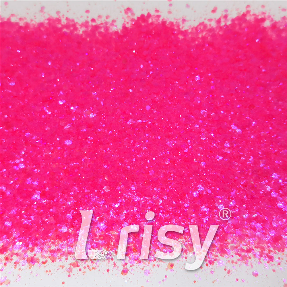 General Mixed Fluorescent High Brightness Iridescent Magenta Glitter FC349