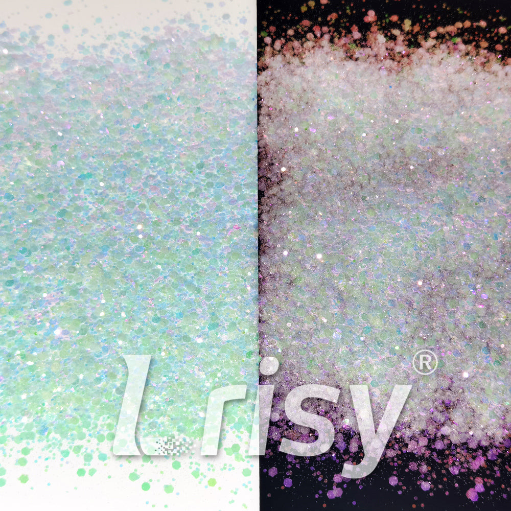 Iridescent Sky Blue General Mixed High Brightness Glitter FC012