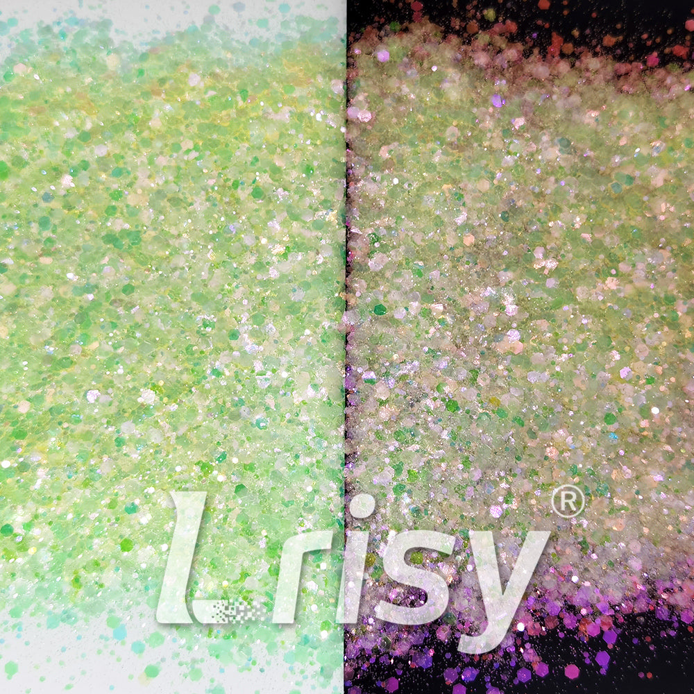 Iridescent Lemon Yellow General Mixed High Brightness Glitter FC010