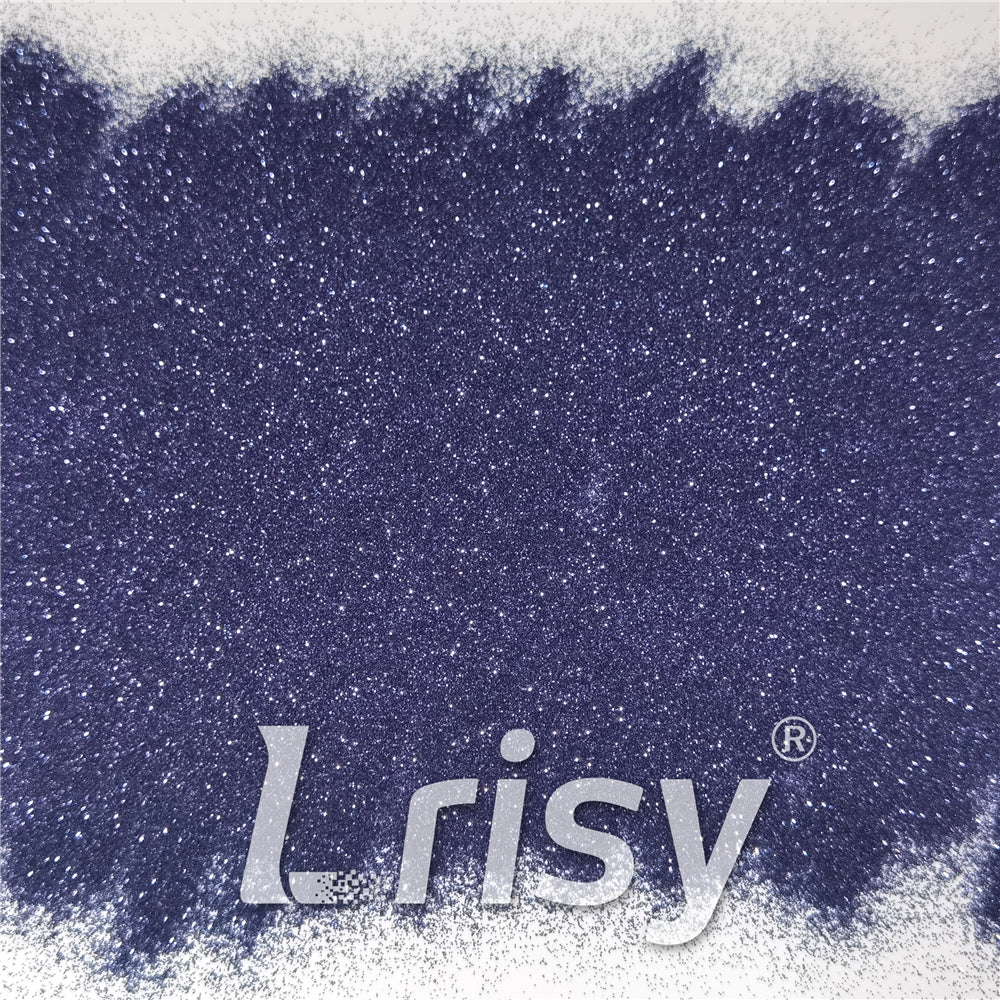 0.2mm Black Blue Glitter Pure Color B01001