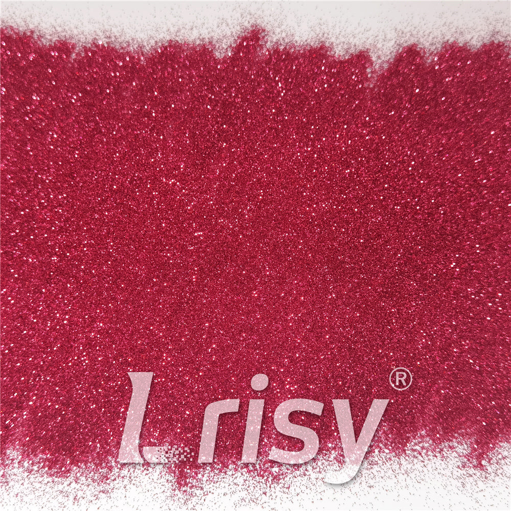 0.2mm Cerise Red Glitter Pure Color B0909