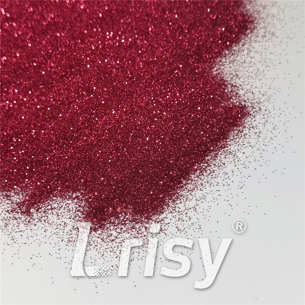 0.2mm Cerise Red Glitter Pure Color B0909