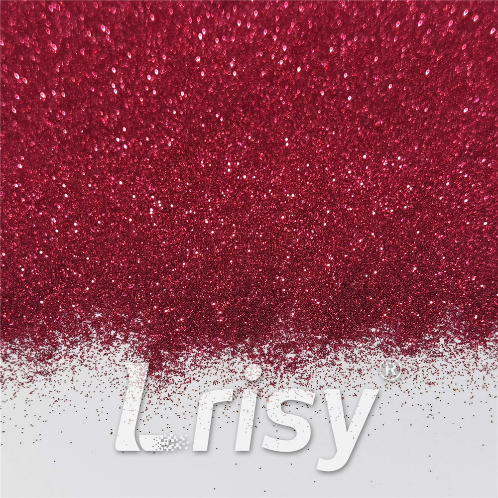 0.2mm Cerise Red Glitter Pure Color B0909