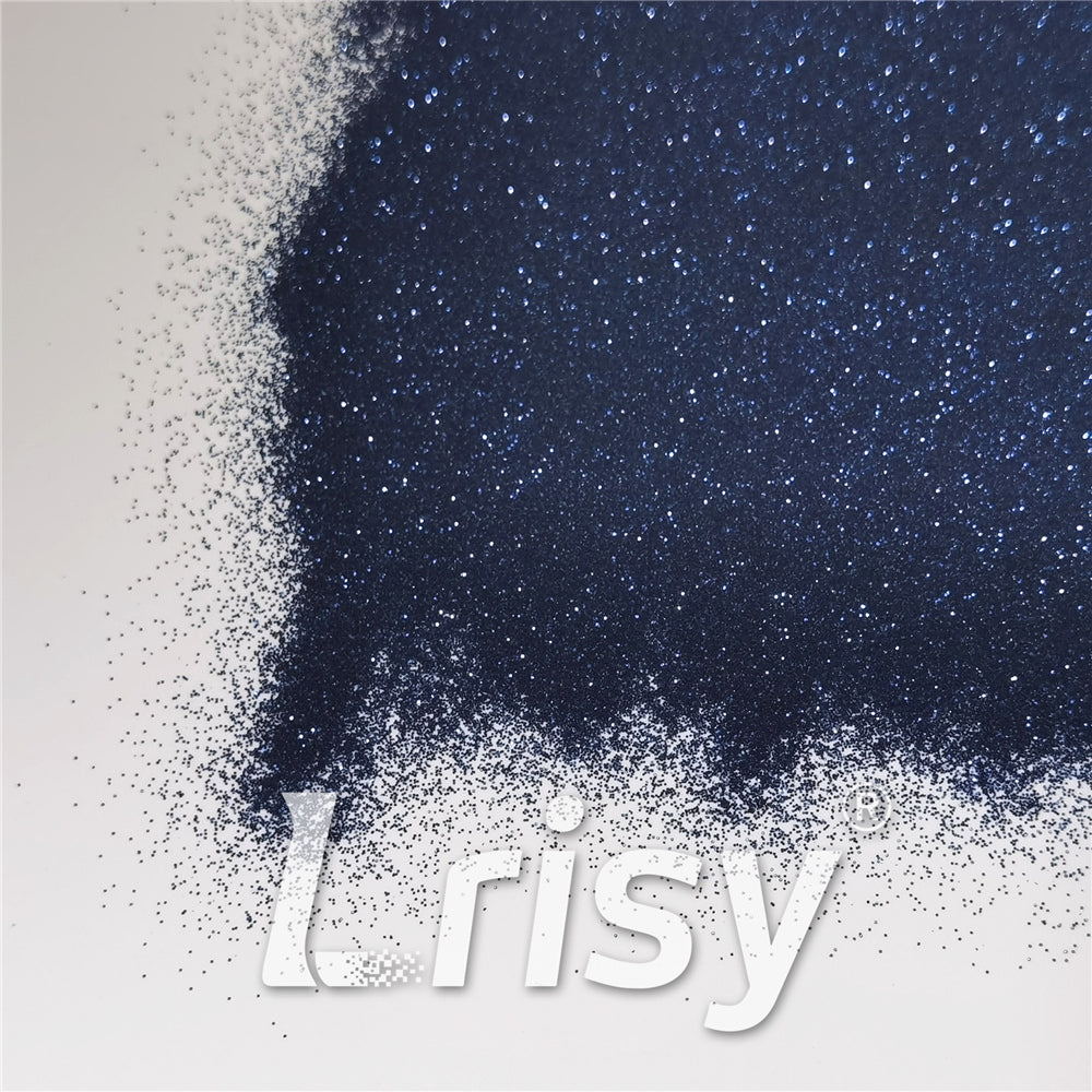 0.2mm Deep Sea Blue Glitter Pure Color B0716