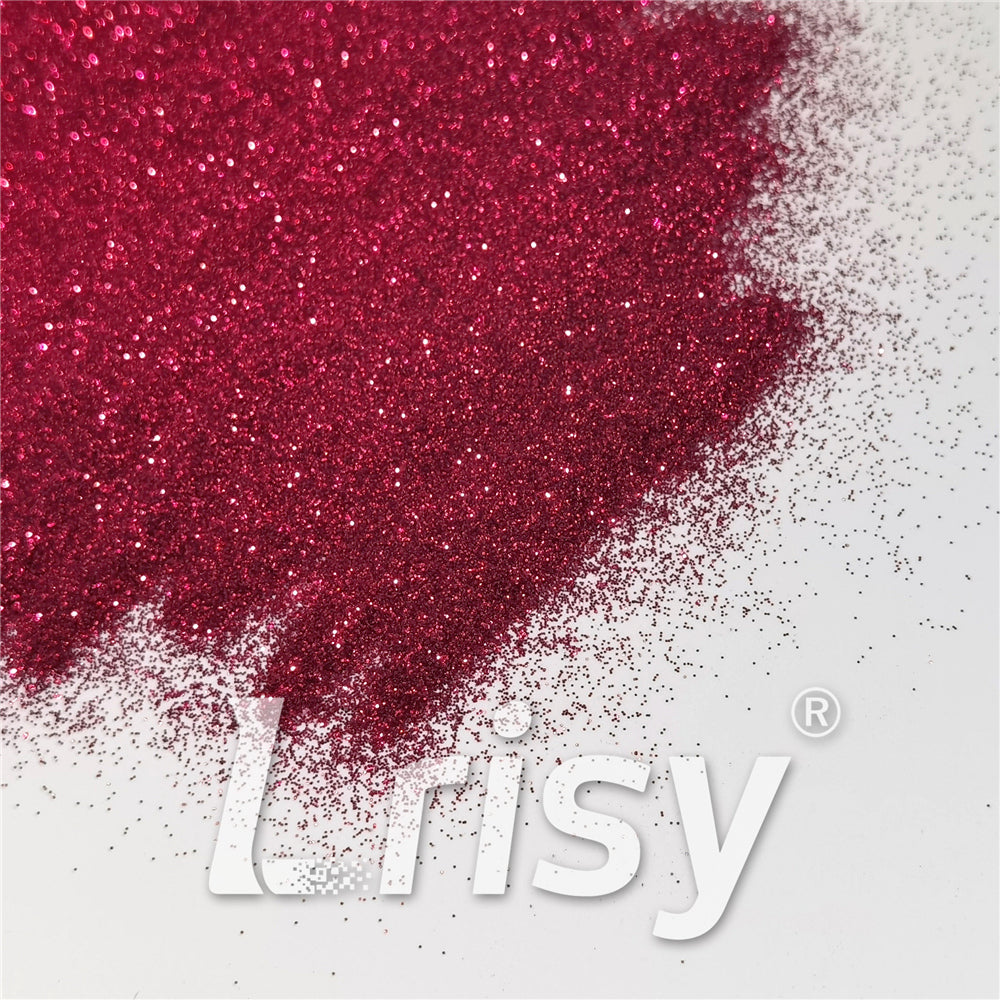 0.2mm Rose Red Glitter Pure Color B0912A