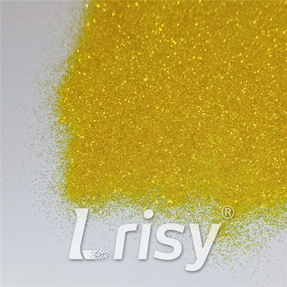 0.2mm Iridescent Lemon Yellow Professional Cosmetic Glitter For Lip Gloss, Lipstick FCH30