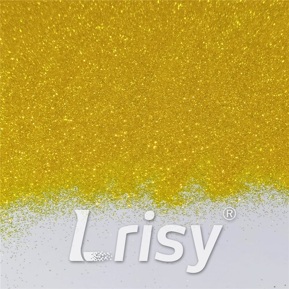 0.2mm Iridescent Lemon Yellow Professional Cosmetic Glitter For Lip Gloss, Lipstick FCH30