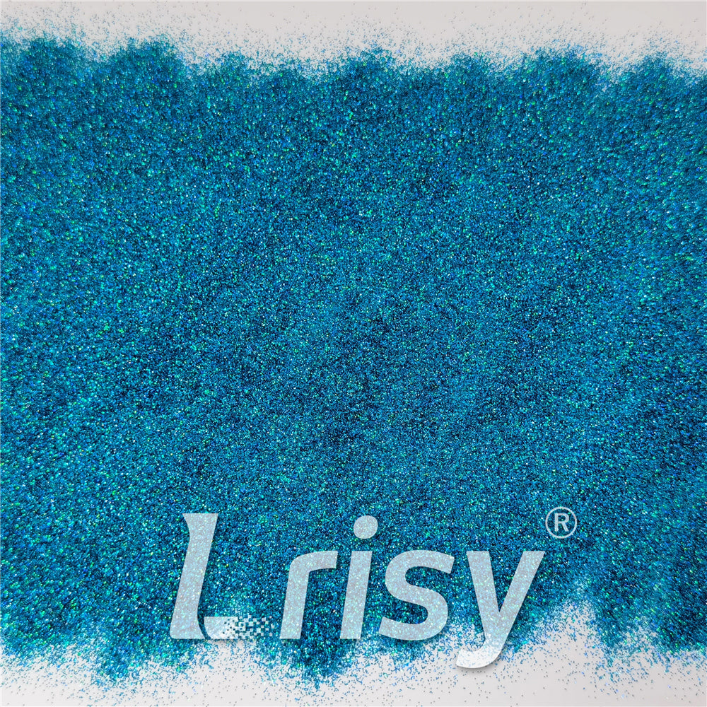 0.2mm Holographic Blue Professional Cosmetic Glitter For Lip Gloss, Lipstick FCHL700