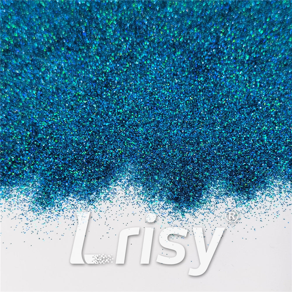 0.2mm Holographic Blue Professional Cosmetic Glitter For Lip Gloss, Lipstick FCHL700
