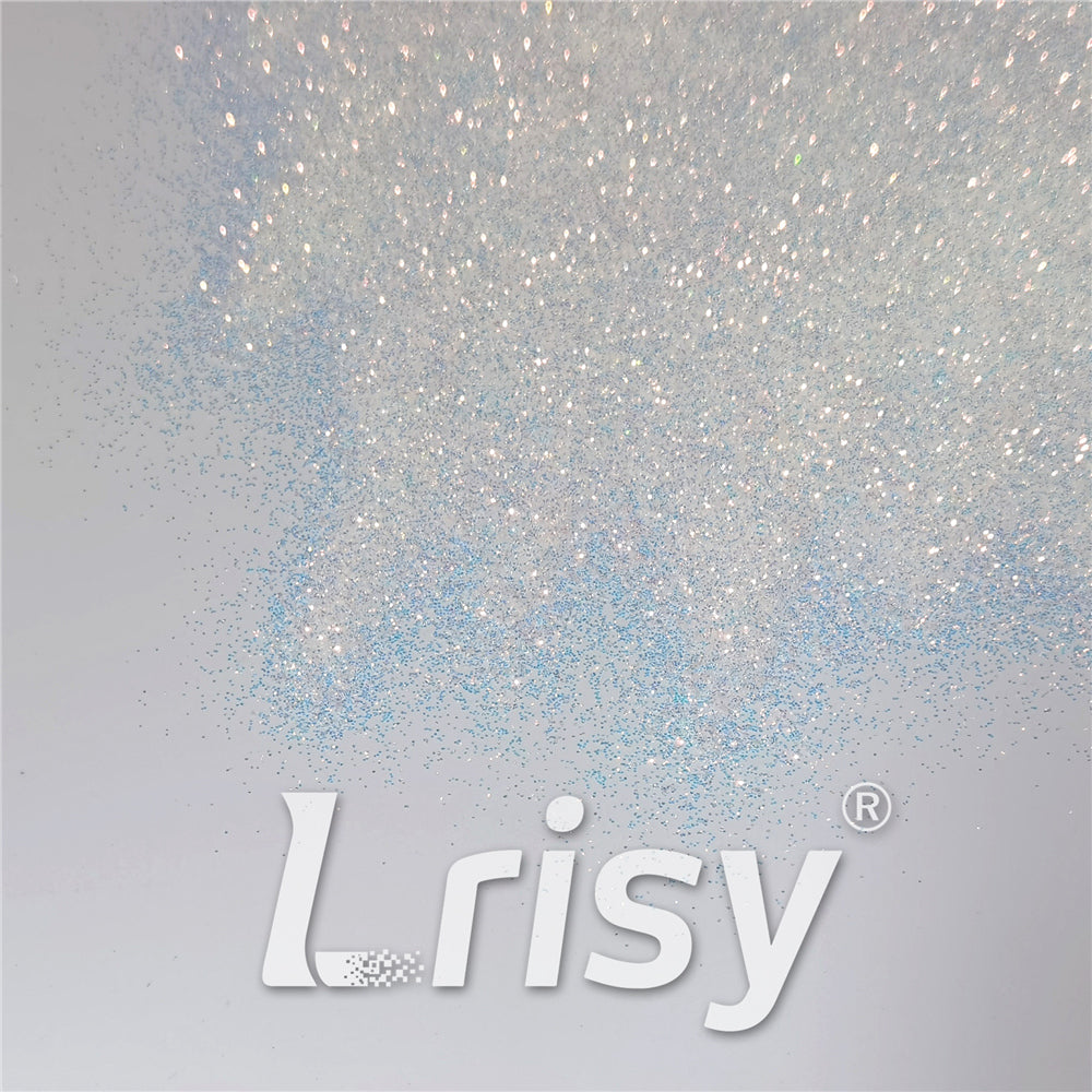0.2mm Iridescent Ice Blue White Professional Cosmetic Glitter For Lip Gloss, Lipstick FCH21