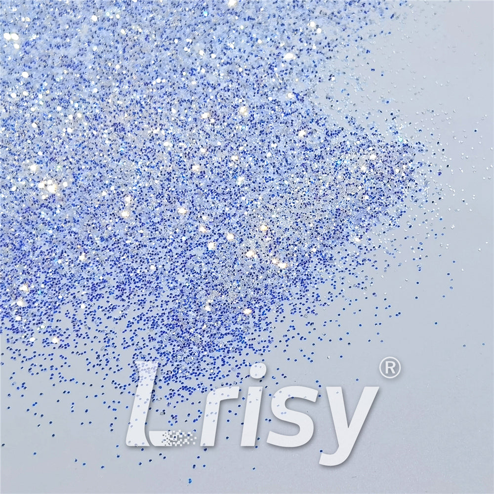 0.4mm Ice Blue and White Brightness Iridescent Glitter FC-NIB